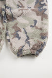 Camo boucle fleece pants