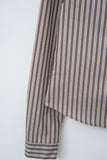 (W) Leaf Striped Shirt