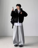 Bonded Crop Hood Zip-Up