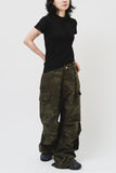 Rare Camo Slash Cargo Pants