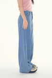 Sage wide denim pants