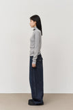 (W) Vetty Button Top