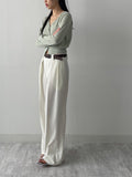 Mu Symbol Raglan V-neck Cardigan