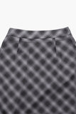 Viva see-through check skirt