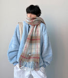 Azir Wool Check Muffler