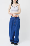 (W) Dot Shirring Sleeveless