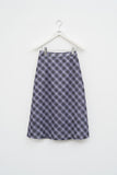 (W) Broad Check Skirt