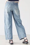 Modi cut wide denim pants