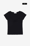 Fable slim ribbed tee