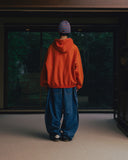 Applique Zip-Up Washed Hoodie