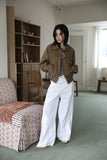 Noel side stitch pants