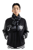 STRAWBERRY FLOWER JACQUARD MUFFLER