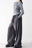 (Unisex) Hessian Brushed Pin Tuck Pants