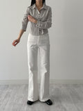 Seersucker Stripe Slim Fit Shirt