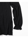 SLUB CUT DIVIDE LONG SLEEVE