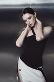 ode dual button halter sleeveless