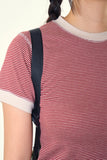 Kiki stitch stripe tee