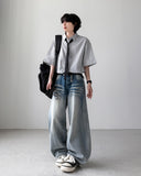 Neon Washed Balloon Denim