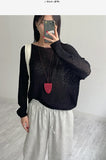 Toto Boat Neck Loose Fit Knit