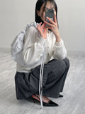 Haji Raglan Round Neck Cardigan