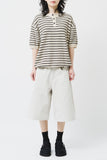 Blow Striped Bermuda Pants