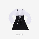 Beltin String Bolero + Sleeveless One Piece Set