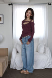 Noi Button Round Tee
