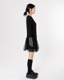 BLOCK LONG SLEEVE TOP