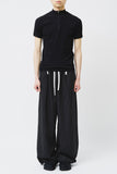 Waist Belted Striped Pants