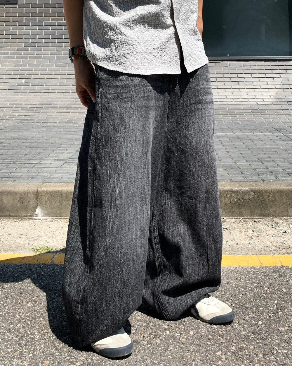 【KOOLOSET】Core Linen Balloon Denim KOOLOSET (クロゼット) - コアリネンバルーンデニム / Core