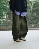 Deep Tuck Wide Chino Pants