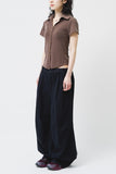 (W) Grimes Linen Collar Top