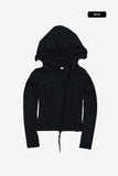 Alicorn draped hooded tee