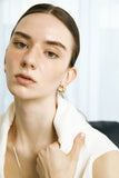 Crown Hoop Earrings