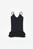 Leaf frill layered top