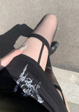 Ludena Tattoo Low-Waist Skirt