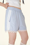 Choa lace track shorts