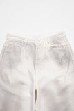 Yvonne Curved Dirty White Pants