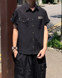 Gotham Rivet Patch Short Sleeve Shirt