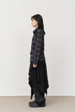 (W) Mint Checked Shirt