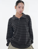 Modin pigment stripe polo