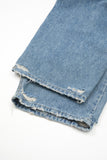 Brivan distressed wide denim