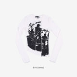 Pulse Unbalanced Finger Hole Slim Tee
