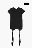 Dovia fold layered tee