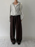 Stripe String Hood Jumper