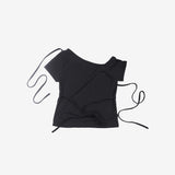 Belle Unbalance Strap T-Shirt
