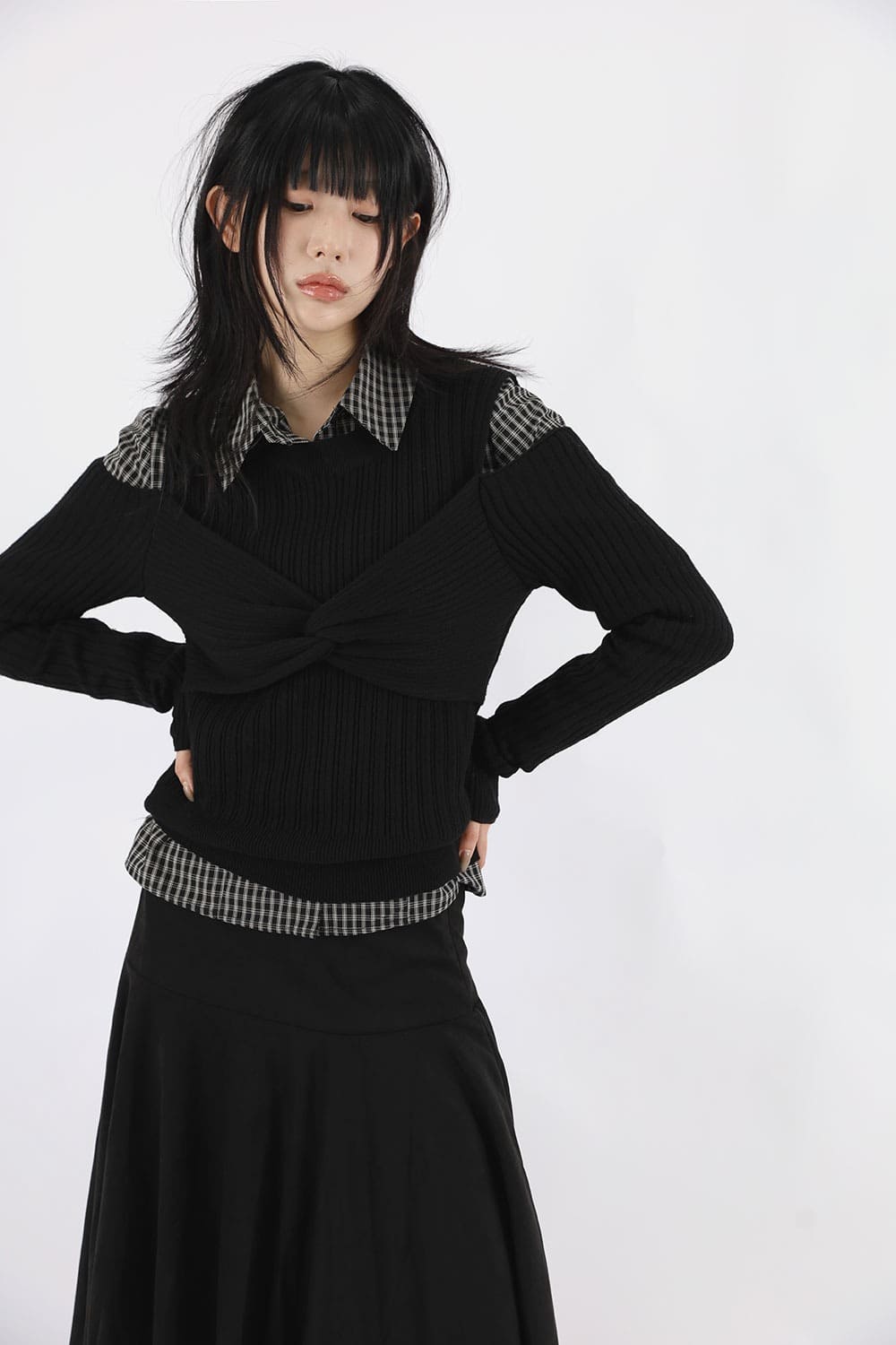 週末限定価格　タグつき未使用 SLIT RIB KNITスリットリブニット 週末限定価格 タグつき未使用 SLIT RIB KNITスリットリブニット