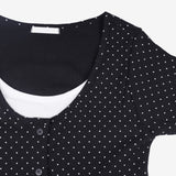 Belly Dot Layered Cardigan