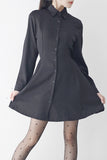 Mien Shirt Collar One Piece