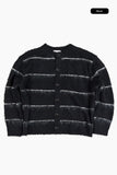 Brush stripe cardigan